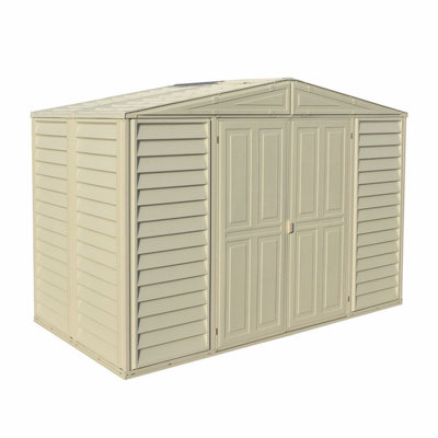 Woodbridge 10.5 ft. W x 5 ft. D Plastic Storage Shed