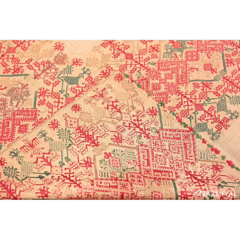 One-of-a-Kind Runner 1'8" X 10'9" Runner Area Rug in Pink/Ivory