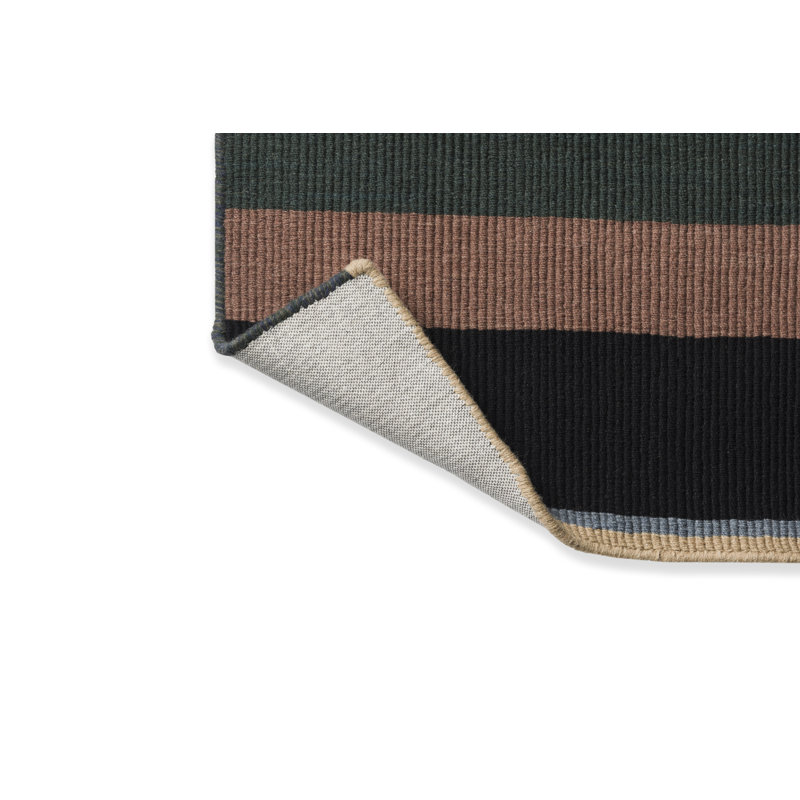 Artisan Wool Striped Area Rug, Rectangle 5'3" x 7'6"