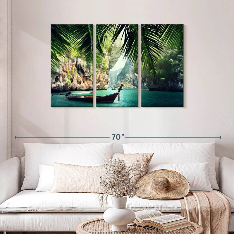 Gillard Tropical Krabi Boat, 28" H x 45" W
