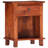  Bedside Cabinet 15.7X11.8X19.7" Solid Acacia Wood