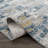 Liverii Abstract Design Modern Blue Area/Beige Rug-2008101393