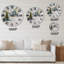 Petite maison dans les montagnes d'hiver - Horloge murale traditionnelle-60327825