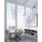 Chute 8 - Multi Light Led Integrated Chandelier Black