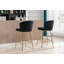 Tabouret de bar rembourré avec repose-pieds Elijah-107437722
