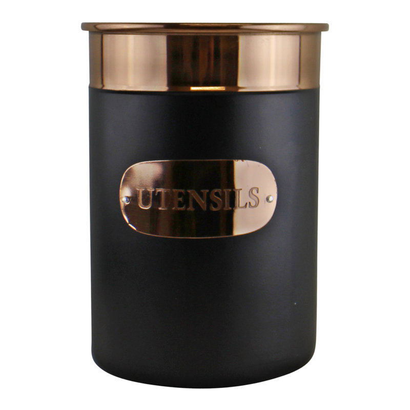 Stainless Steel Round Utensil Crock