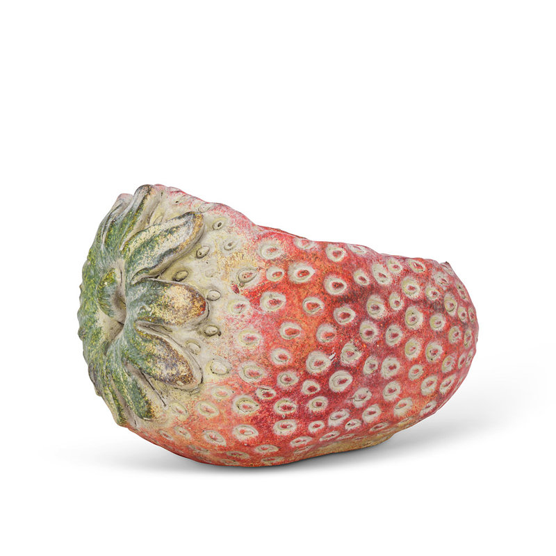 Pose de statues de fraises