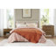 Couverture légère en duvet synthétique avec bordure en satin de 3 po, certifiée Scotchgard et Oeko-Tex 3M - orange, simple / double / grand / très grand, lavable à la machine-123356708-123356712