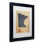 « minnesota map denim jeans style » par michael tompsett, impression encadrée-13608592-69759526-13608594