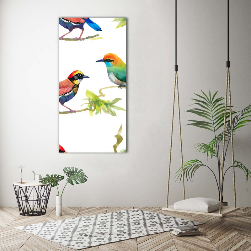 Birds - Wrapped Canvas Print, 140cm H x 70cm W