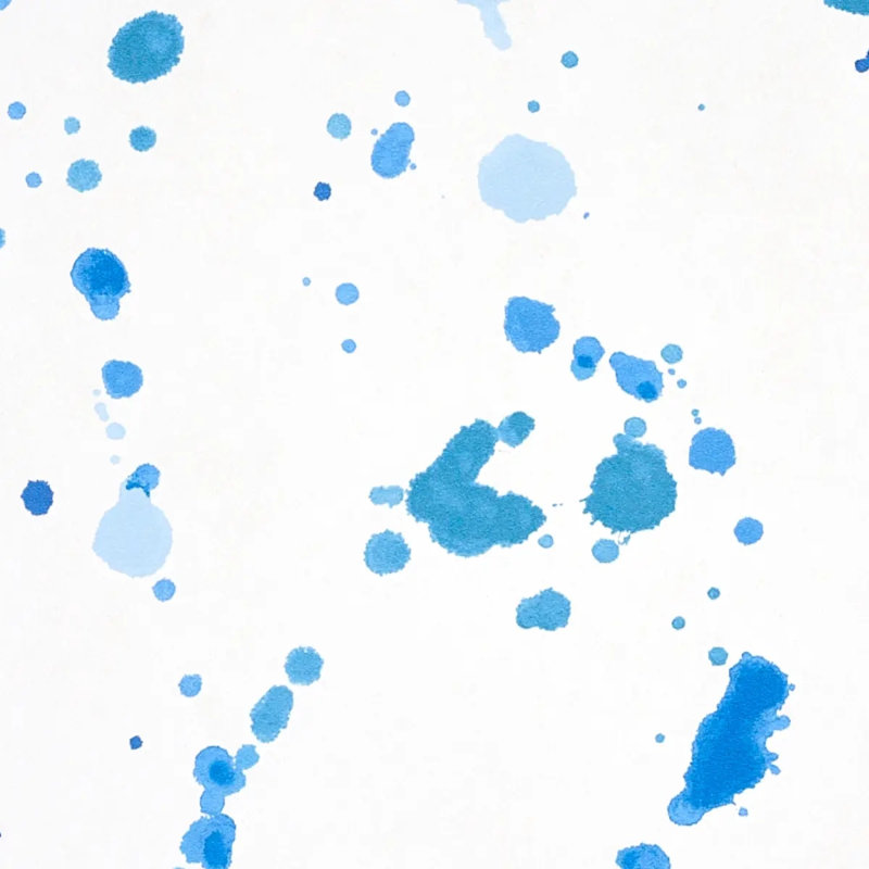 Papier peint Schumacher x Porter, Bleu