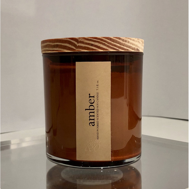 Amber Scented Jar Candle