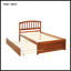 Base de lit simple avec lit gigogne en bois-1017250359