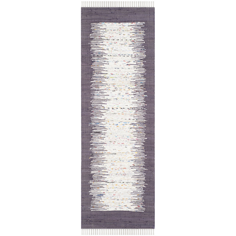 Paynter Hand Woven Cotton Rug, Runner 2'3" x 7'