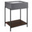 Etch 24" Bathroom Vanity With Sink In Black White