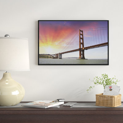 " Gold Gate Bridge And Sky "