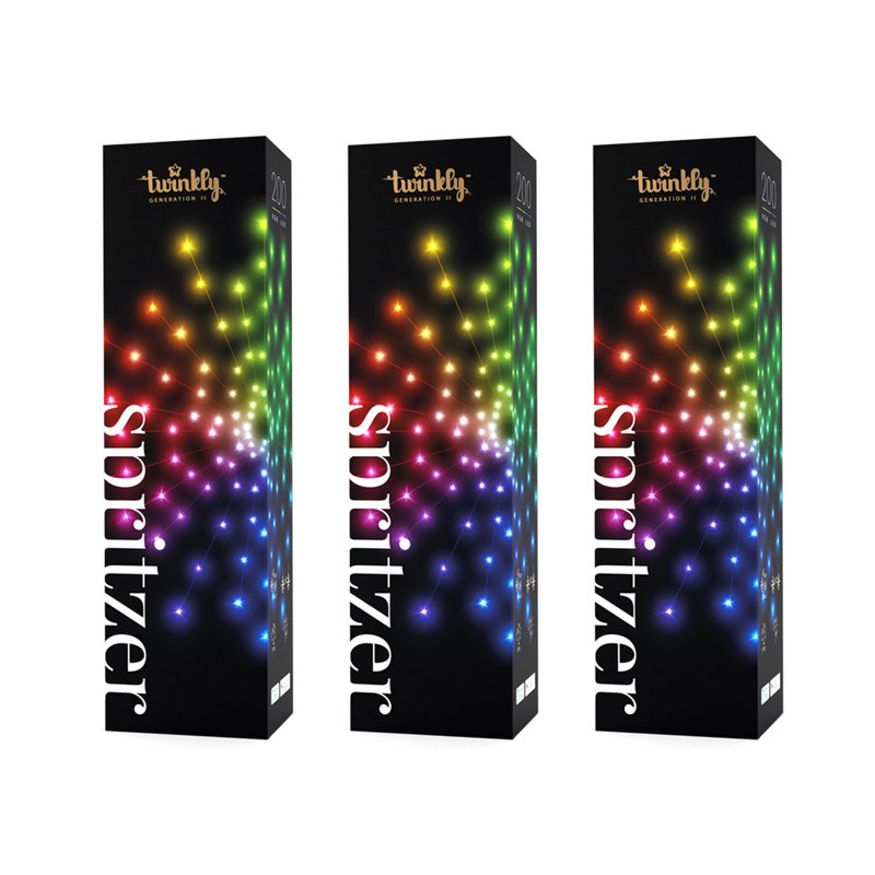 Twinkly Smart Decoration 200 LED Multicolor App Control Spritzer Lights