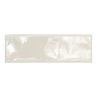 Carreau en céramique bullnose brillant 4 po x 12 po Metrola