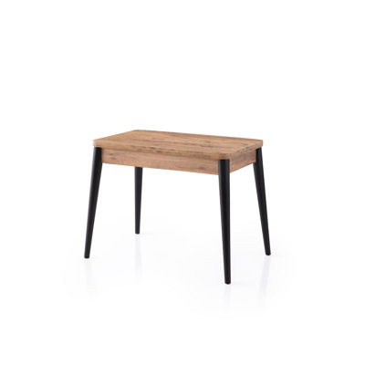Modern Extendable Dining Table, Atlantic Pine, 39.4 x 23.6 x 29.5 inches (Extended: 47.2 x 23.6 x 29.5 inches) | 100% Melamine Coated Particle Board, Plastic Legs | Durable, Stylish Design for Dining Room & Kitchen