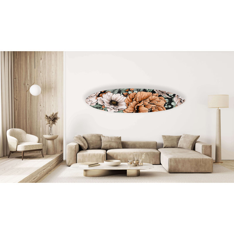 Décoration murale florale