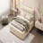 Queen Size Upholstered Platform Bed With Thick Fabric, Grounded Bed With Solid Frame