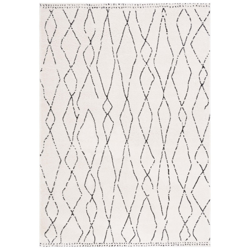 Shenay Performance Abstract Rug, Rectangle 4' x 6'