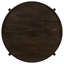 Table basse ronde en bois massif Mavis
