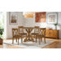 Brookner 17" Wide Wooden Dining Chairs With Double Cross-Back Design