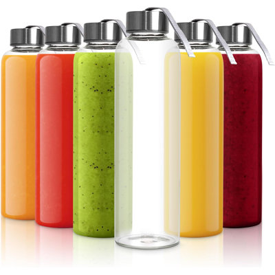 Homearray 18 oz. Bouteille d'eau en verre