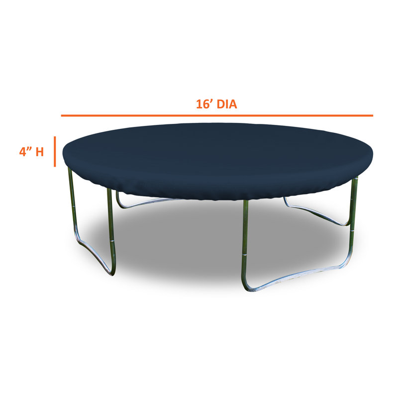 Blue Elephant 10.2cm Polyester Weather Cover Compatible With 36.6cm Round Trampoline, Blue