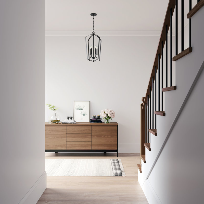 Joeldean 5 - Light Unique/Statement Pendant, Matte Black