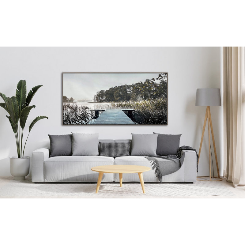 «Misty Morning», art mural sur toile
