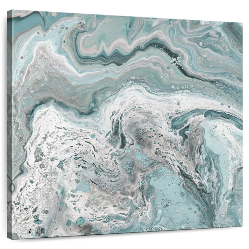 Deep Teal Sea, 20" H x 20" W
