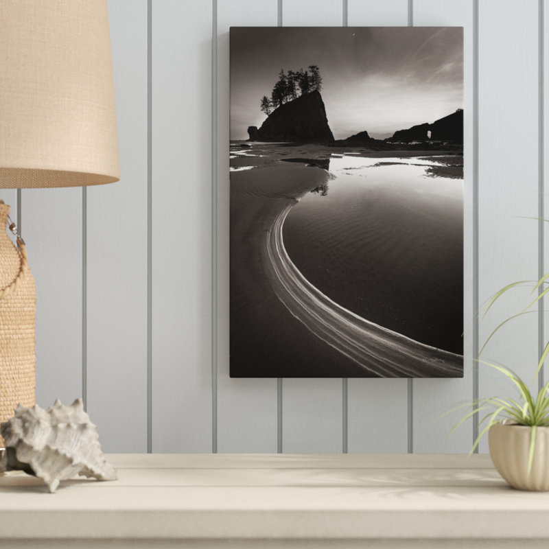 Coastal Evening by Alan Majchrowicz - No Frame Print on Canvas, 46cm H x 30cm W x 3.8cm D