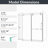 44"-48"W*76" H Frameless Single Sliding Shower Door – 5/16" (8Mm) Clear Tempered Glass, Bypass Design-123404448