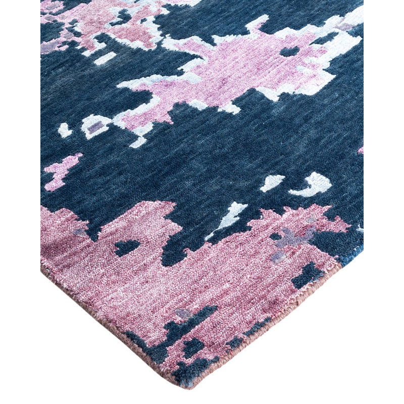Overdyed One-of-a-Kind 8' 10" X 12' 0" Hand Knotted Area Rug