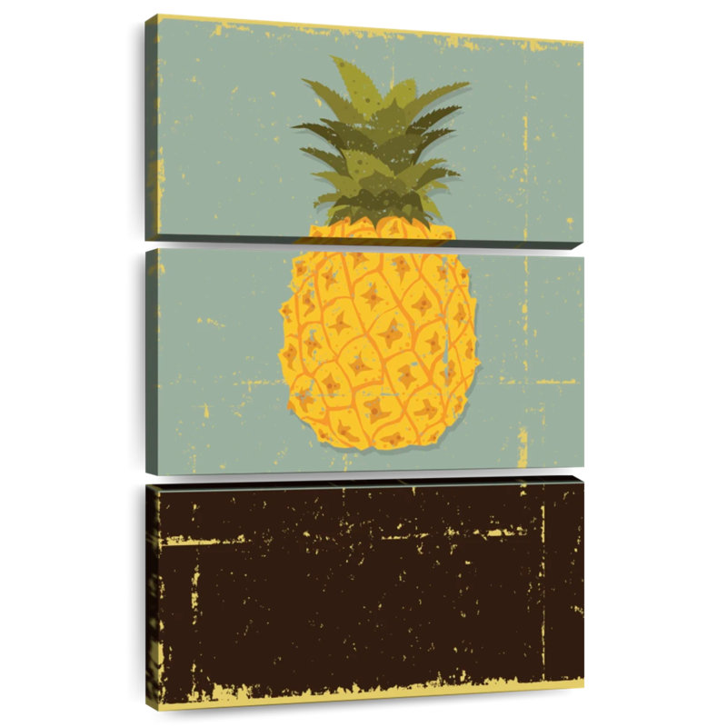 Ananas rétro Yarlin, H 57 po x l 36 po