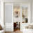  100% Linen Blackout French Door Curtains, Farmhouse Privacy Door Window Covering, Room Darkening Blinds Thermal Insulated Shades for Bedroom, 1 Panel-156940489-156940534