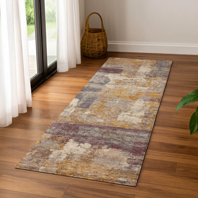 Premium Machine Washable Mayfield AMF2147 abstract Rug