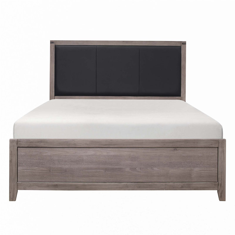 Tête de lit tapissier à panneau 1Pc (seulement lit), Complète