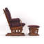 Fauteuil oscillant avec repose-pieds Dake-239207014