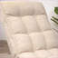 Fauteuil inclinable réglable paresseux pour adultes - Style Tatami multifonctionnel | Blanc | Profondeur de l'assise: 23,6