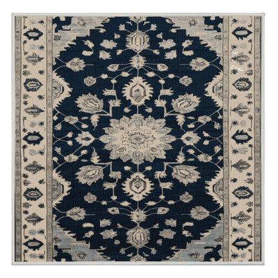 Tapis beige surteint lavable à la machine