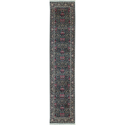 Hand-Knotted High-Quality Green Area Rug