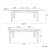 106.5" Extendable Dining Table for Small Spaces, Wood Grain Finish with Clean Lines, Seats Up to 10