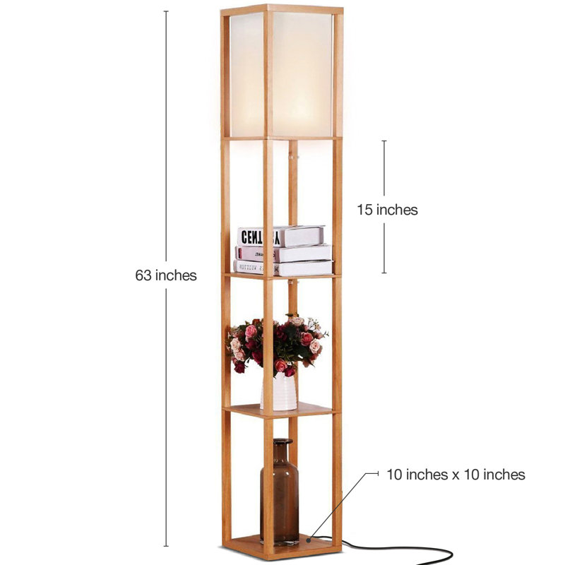 16'' LED Column Floor Lamp Set