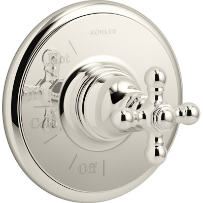 Artifacts Rite-Temp Valve Trim with Cross Handle