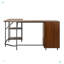 Bureau à deux tons avec rangement en L Techni Mobile-102062717