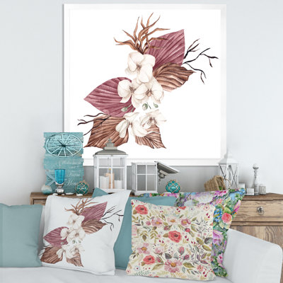 " Bouquet Of White Tropical Flowers I "