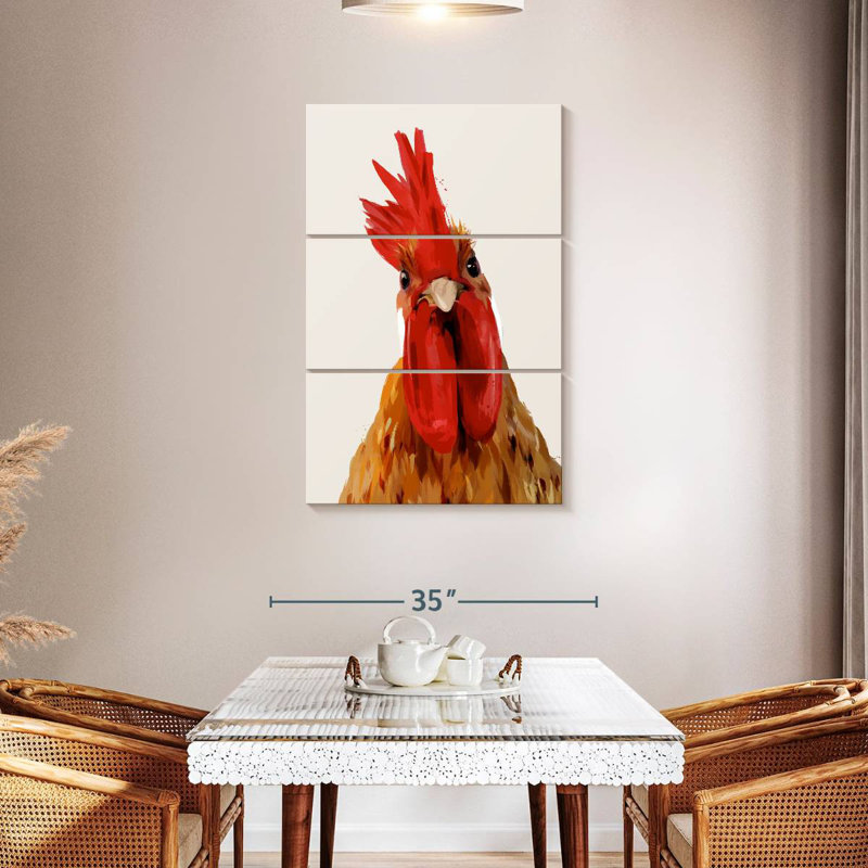 Brampt Chicken Or The Egg, 45" H x 28" W